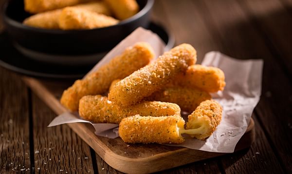 McCain Foods Mozzarella cheese sticks, one of several cheese based appetizers offered by the company.