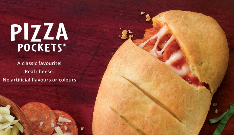 Pizza Pockets – a Canadian favourite for kids and kids-at-heart, these warm pizza snacks got a new look but are made with the same delicious recipe and ingredients. Available in Pepperoni, Deluxe and Three Cheese recipes. Pizza Pockets – a Canadian favourite for kids and kids-at-heart, these warm pizza snacks got a new look but are made with the same delicious recipe and ingredients. Available in Pepperoni, Deluxe and Three Cheese recipes.