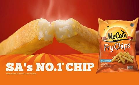 McCain Foods South Africa claims in this advert that it produces the country's 'number one' chip. McCain Foods South Africa claims in this advert that it produces the country's 'number one' chip.