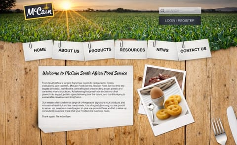 McCain Foods South Africa launches new website to serve the Food Service industry McCain Foods South Africa launches new website to serve the Food Service industry