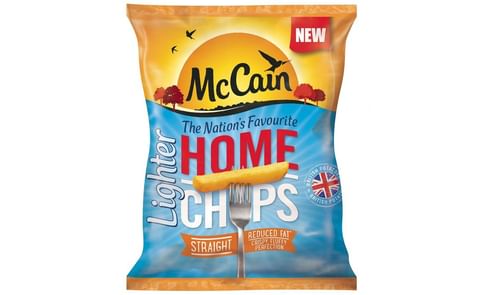 Leading frozen potato brand McCain is set to launch Lighter Home Chips, a brand-new version of UK’s favourite chips for the past 20 years, McCain Home Chips. Leading frozen potato brand McCain is set to launch Lighter Home Chips, a brand-new version of UK’s favourite chips for the past 20 years, McCain Home Chips.