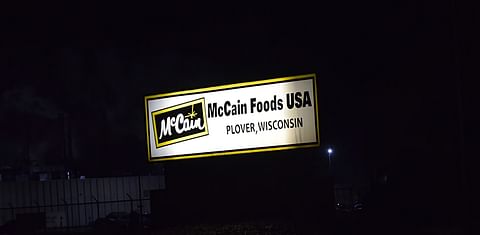 Snow blamed for roof collapse of warehouse attached to McCain Foods Plover French Fry Factory