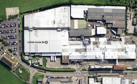 Aerial view of the McCain Foods (GB) factory and head office at Havershill, Scarborough (Courtesy: Google Maps) Aerial view of the McCain Foods (GB) factory and head office at Havershill, Scarborough (Courtesy: Google Maps)