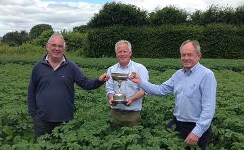 From left to right: Jonathan Young from Merlin Produce Group, Bill Smith from Park Farm and Richard Mussett of McCain Foods GB From left to right: Jonathan Young from Merlin Produce Group, Bill Smith from Park Farm and Richard Mussett of McCain Foods GB