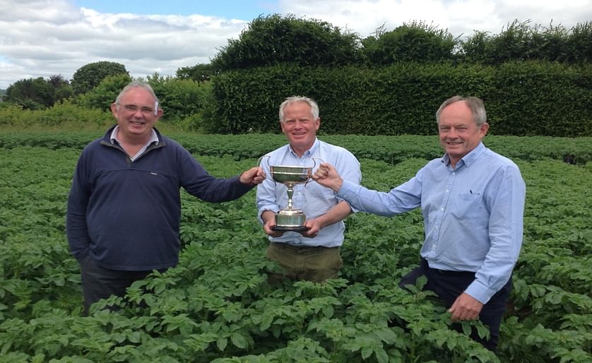 From left to right:  Jonathan Young from Merlin Produce Group, Bill Smith from Park Farm and Richard Mussett of McCain Foods GB