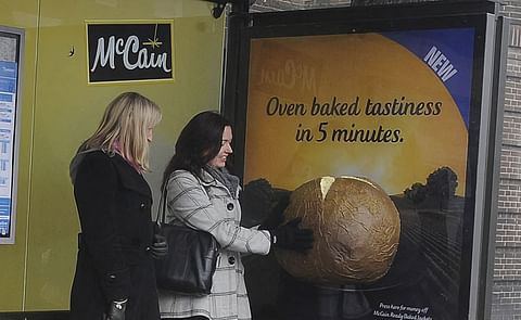 McCain cooks up potato-scented bus stop campaign McCain cooks up potato-scented bus stop campaign