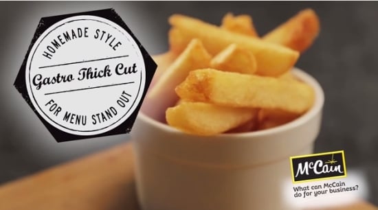 McCain Signatures Gastro Thick Cut Chip
McCain Signatures Gastro Thick Cut Chip