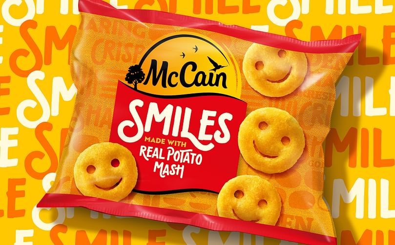 Mccain Smiles, made with real potato mash Mccain Smiles, made with real potato mash