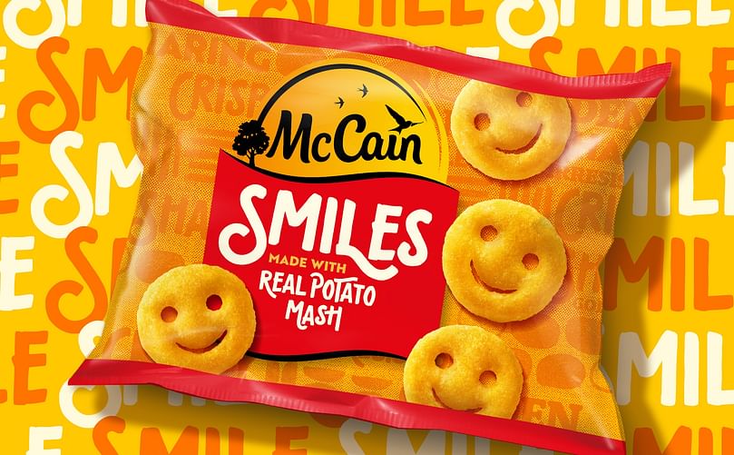 Mccain Smiles, made with real potato mash