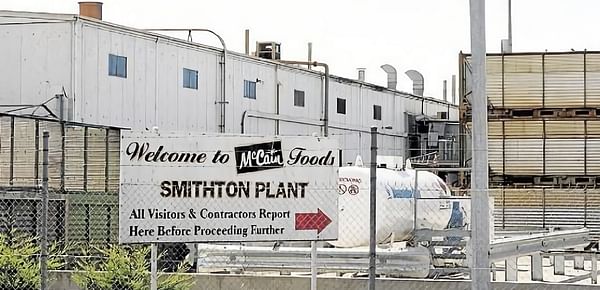McCain Foods Australia to invest $10 million in Smithton plant (Tasmania)