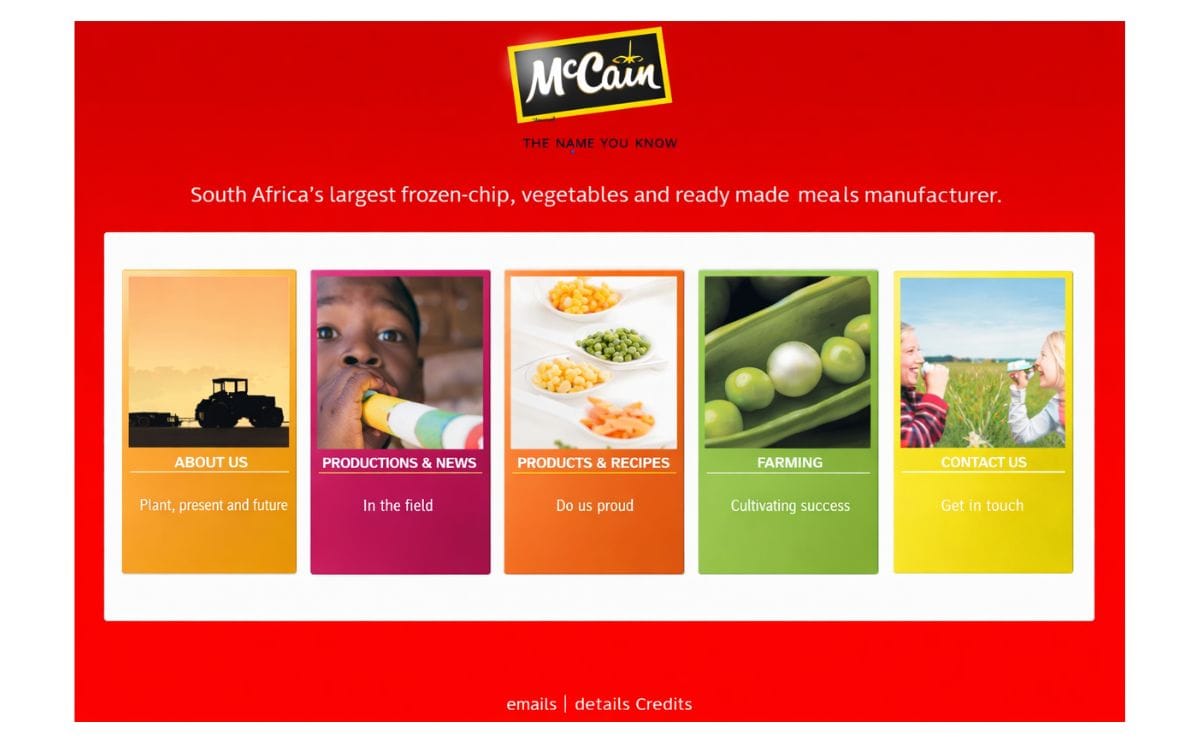 McCain Foods South Africa website now live McCain Foods South Africa website now live