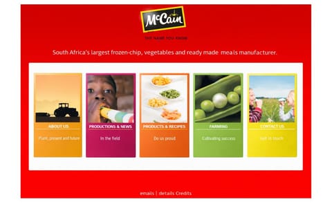 McCain Foods South Africa website now live McCain Foods South Africa website now live