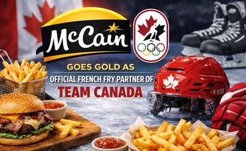 McCain announces a four-year partnership with the Canadian Olympic Committee, becoming the Official French Fry Partner of Team Canada through 2028. McCain announces a four-year partnership with the Canadian Olympic Committee, becoming the Official French Fry Partner of Team Canada through 2028.