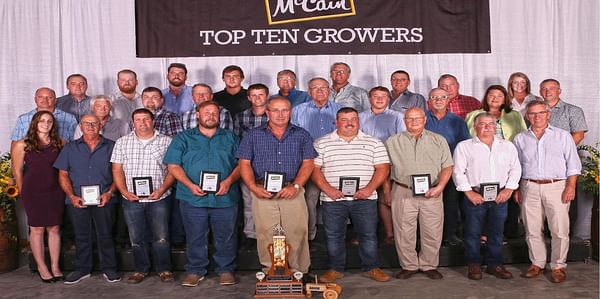 McCain Foods Recognizes Carl Crandlemire As Champion Grower; a 28 year partnership