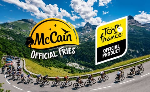 McCain Foods has announced a new partnership with the Tour de France and will become the cycling event's Official Fries partner beginning in 2026. McCain Foods has announced a new partnership with the Tour de France and will become the cycling event's Official Fries partner beginning in 2026.