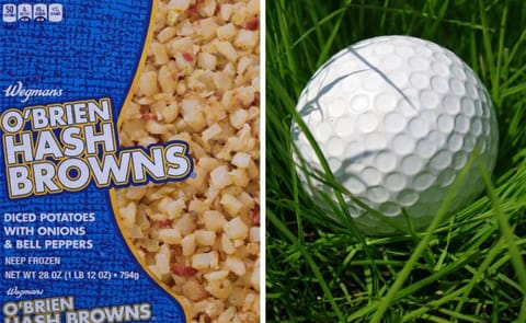 McCain Foods USA, Inc. announced yesterday it is expanding the voluntary recall of retail, frozen hash brown products that may contain golf ball materials with Wegman’s Brand 28-ounce bag of frozen O’Brien Hash Browns (UPC 07789036523). McCain Foods USA, Inc. announced yesterday it is expanding the voluntary recall of retail, frozen hash brown products that may contain golf ball materials with Wegman’s Brand 28-ounce bag of frozen O’Brien Hash Browns (UPC 07789036523).