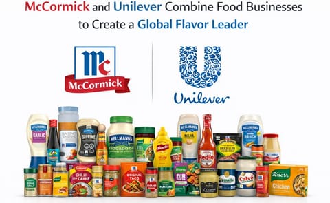 Unilever and McCormick to combine food businesses to create a global flavor-focused company Unilever and McCormick to combine food businesses to create a global flavor-focused company