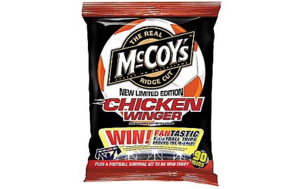 United Biscuits targets football fans with special flavoured McCoy's crisps United Biscuits targets football fans with special flavoured McCoy's crisps