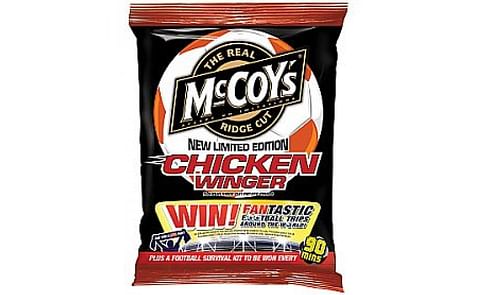 United Biscuits targets football fans with special flavoured McCoy's crisps United Biscuits targets football fans with special flavoured McCoy's crisps