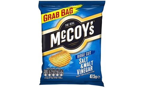 McCoy's Ridged Crisps unveil New Look McCoy's Ridged Crisps unveil New Look