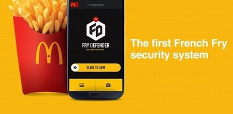 Stop French Fry theft with the McDonald's Fry Defender app
