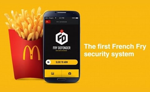 Stop French Fry theft with the McDonald's Fry Defender app Stop French Fry theft with the McDonald's Fry Defender app