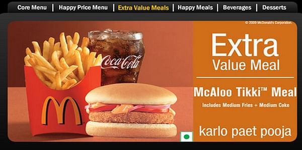 Potato burger highest-grossing menu item For McDonald&#039;s India