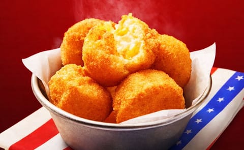 McDonald's Japan offers American Inspired Cheddar Cheese Potato Balls for a limited time McDonald's Japan offers American Inspired Cheddar Cheese Potato Balls for a limited time
