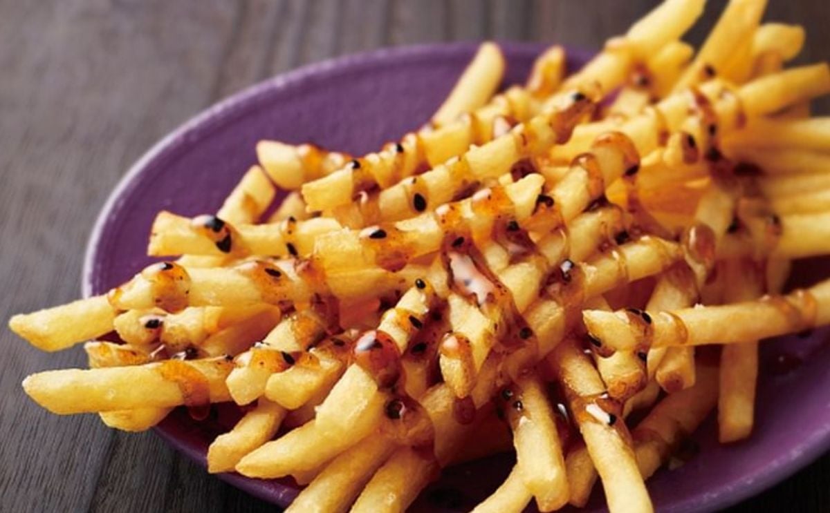 Starting next week, McDonald’s Japan will offer daigaku imo French fries. Daigaku Imo litterally means “college potato”. It is a popular sweet potato snack with a sweet sauce, and allegedly gets its unusual name from being a hit with cash-strapped student Starting next week, McDonald’s Japan will offer daigaku imo French fries. Daigaku Imo litterally means “college potato”. It is a popular sweet potato snack with a sweet sauce, and allegedly gets its unusual name from being a hit with cash-strapped student