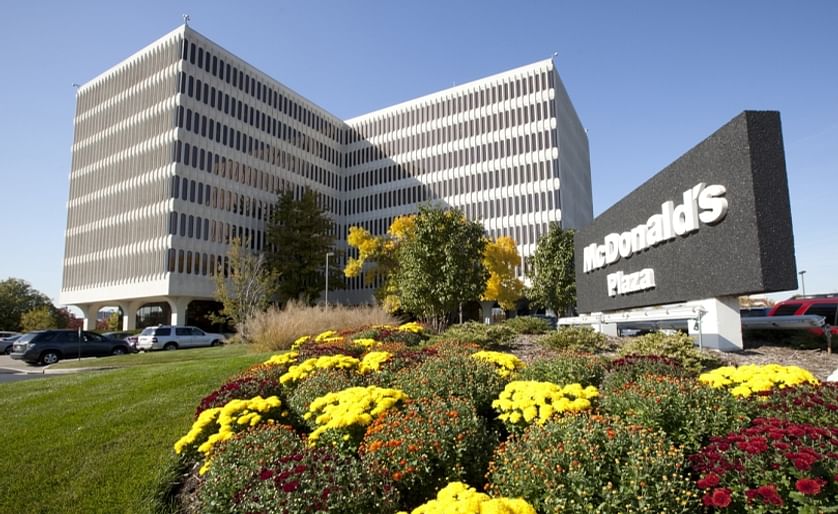 The current US headquarters for McDonald's Corporation, known as the Plaza Office building is an 8-story, 349,000-gross-square-foot building located in Oak Brook, Illinois.