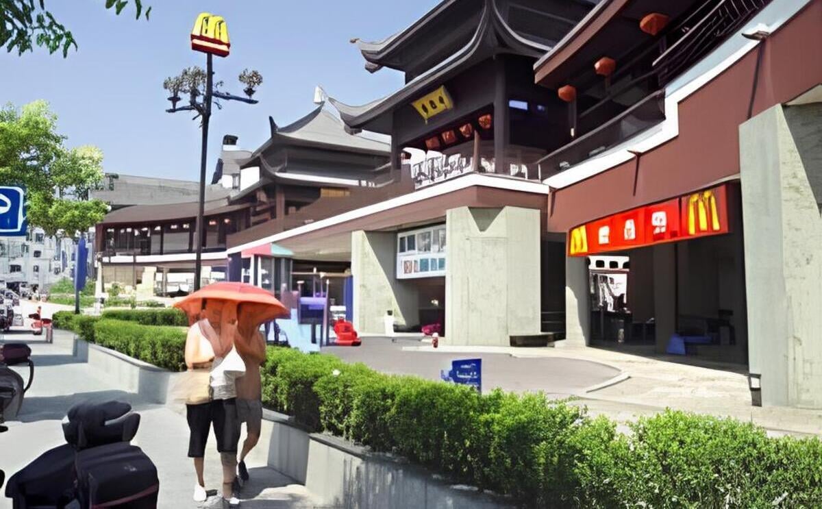 McDonald's Restaurant in Shanghai McDonald's Restaurant in Shanghai
