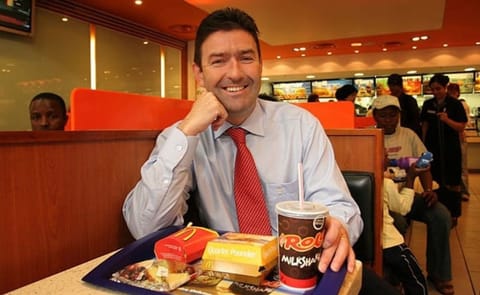 McDonald's UK chief executive Steve Easterbrook McDonald's UK chief executive Steve Easterbrook