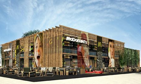 As Official Restaurant of the Olympic Games, McDonald's will have four Olympic restaurants on the Olympic Park at London 2012. They will be both the biggest and busiest McDonald's restaurants, during the Games, anywhere in the world. With cutting-edge designs and graphics everyone who visits our Olympic Park restaurants will get the best possible customer experience in a great environment. Each restaurant will also help meet LOCOG's aim of making London the greenest Games ever, being designed with maximum re-use after the Games. Whether it's the furniture or the kitchens everything will be re-implemented in our other UK restaurants after the Games. As Official Restaurant of the Olympic Games, McDonald's will have four Olympic restaurants on the Olympic Park at London 2012. They will be both the biggest and busiest McDonald's restaurants, during the Games, anywhere in the world. With cutting-edge designs and graphics everyone who visits our Olympic Park restaurants will get the best possible customer experience in a great environment. Each restaurant will also help meet LOCOG's aim of making London the greenest Games ever, being designed with maximum re-use after the Games. Whether it's the furniture or the kitchens everything will be re-implemented in our other UK restaurants after the Games.
