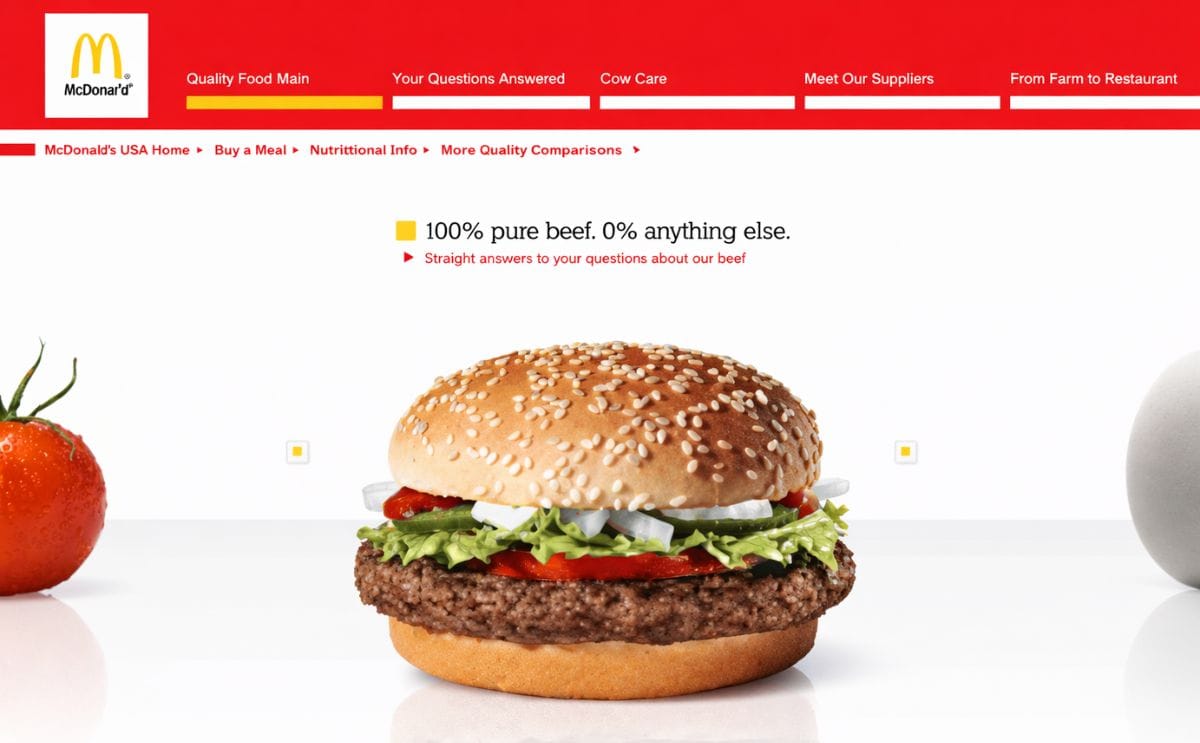 New McDonalds campaign with strong digital push addresses quality of menu items