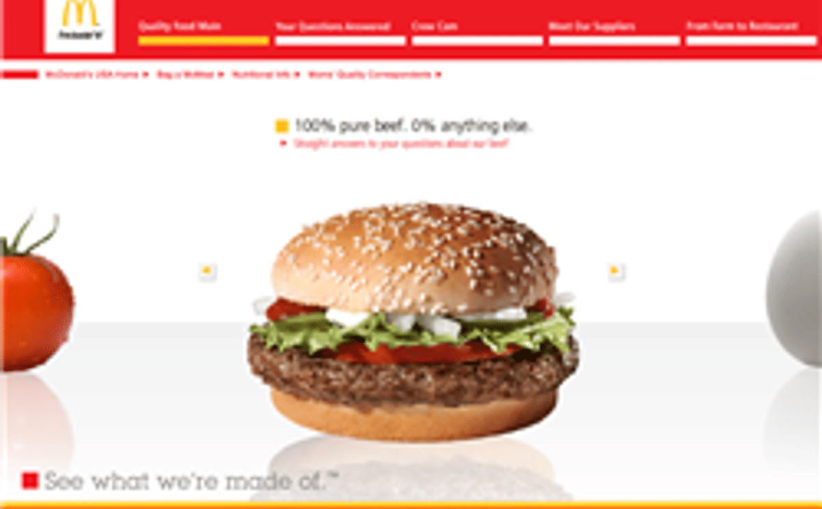 New McDonalds campaign with strong digital push addresses quality of menu items New McDonalds campaign with strong digital push addresses quality of menu items