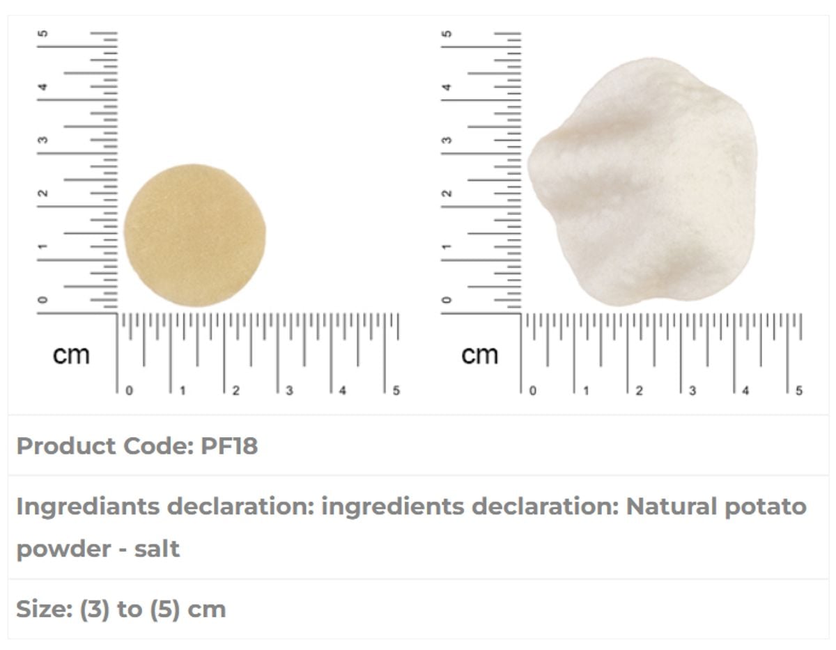 Almounajed Potato pellets (Medium flat) specifications Almounajed Potato pellets (Medium flat) specifications