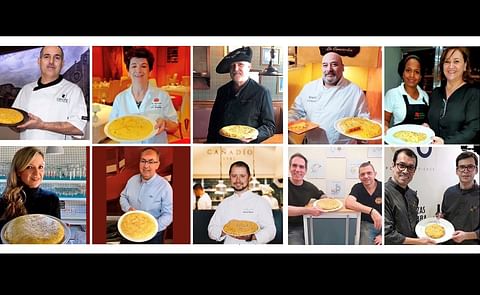 10 cocineros procedentes de toda España se sometieron al criterio de un jurado encabezado por Rafael García Santos. 10 cocineros procedentes de toda España se sometieron al criterio de un jurado encabezado por Rafael García Santos.