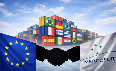 La UE anuncia la aplicación provisional del acuerdo comercial con Mercosur. La UE anuncia la aplicación provisional del acuerdo comercial con Mercosur.