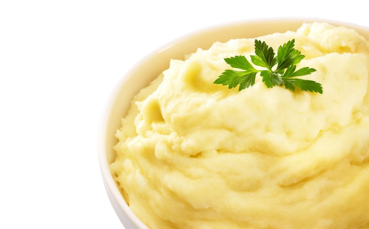 Mashed potato dish prepared from RTE mash (Mestari, Finland) Mashed potato dish prepared from RTE mash (Mestari, Finland)