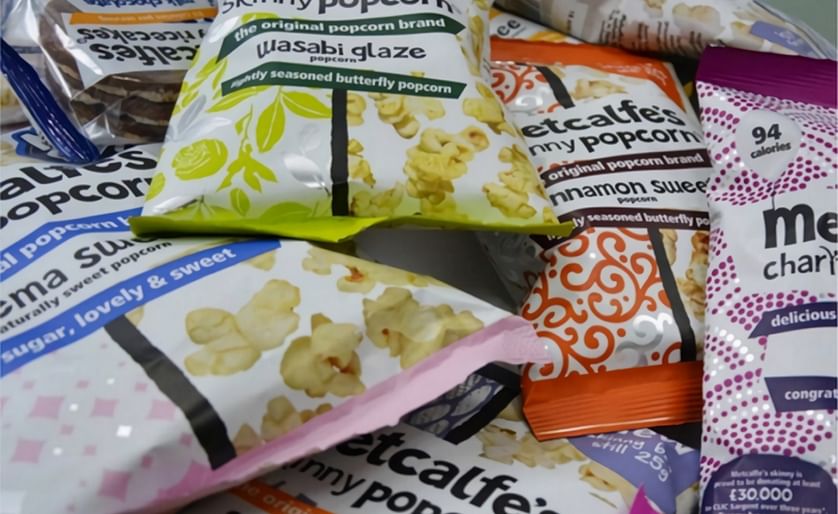 Some of the Metcalfe Skinny popcorn products (Courtesy: Metcalfe skinny)