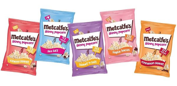 Metcalfe’s skinny reveals new packaging design