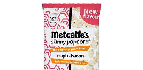 UK&#039;s Metcalfe’s Skinny launches maple bacon popcorn