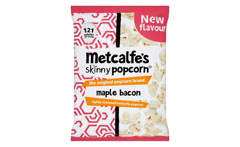 Metcalfe’s Skinny launches brand new maple bacon popcorn in the United Kingdom