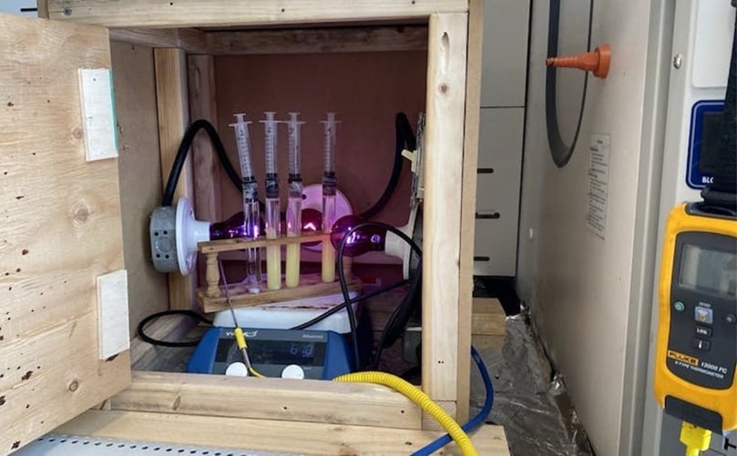 Mia's experiment received funding from AKA Energy Systems and Mitacs, and anticipates this phase of the experiment to take a year. Mia's experiment received funding from AKA Energy Systems and Mitacs, and anticipates this phase of the experiment to take a year.