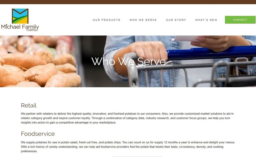 Michael Family Farms launches a new website to help educate consumers on products.