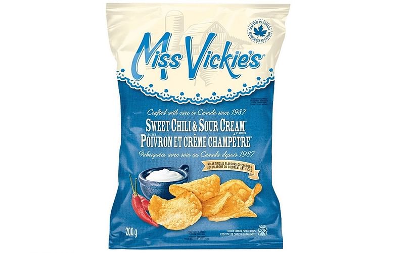 Miss Vickie's – Sweet Chili & Sour Cream Kettle Cooked Potato Chips Miss Vickie's – Sweet Chili & Sour Cream Kettle Cooked Potato Chips