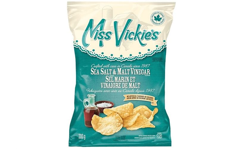 Miss Vickie's – Sea Salt & Malt Vinegar Kettle Cooked Potato Chips Miss Vickie's – Sea Salt & Malt Vinegar Kettle Cooked Potato Chips