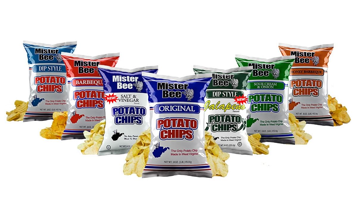 Mister Bee potato chips packaging Mister Bee potato chips packaging