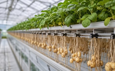ITC's Technico is expanding its aeroponic potato seed production facility to increase capacity to 100 million disease-free TECHNITUBER mini-tubers, supporting sustainable potato cultivation and improved farm productivity. ITC's Technico is expanding its aeroponic potato seed production facility to increase capacity to 100 million disease-free TECHNITUBER mini-tubers, supporting sustainable potato cultivation and improved farm productivity.