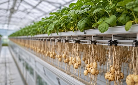 ITC's Technico is expanding its aeroponic potato seed production facility to increase capacity to 100 million disease-free TECHNITUBER mini-tubers, supporting sustainable potato cultivation and improved farm productivity. ITC's Technico is expanding its aeroponic potato seed production facility to increase capacity to 100 million disease-free TECHNITUBER mini-tubers, supporting sustainable potato cultivation and improved farm productivity.